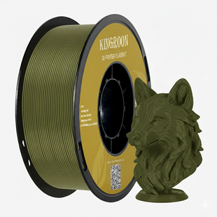 Филамент Kingroon PETG пластик для 3D принтера 1 кг 1.75 мм хаки
