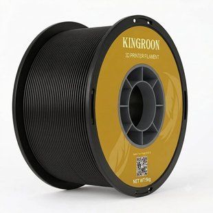 Філамент Kingroon PETG пластик для 3D принтера 5 кг 1.75 мм чорний
