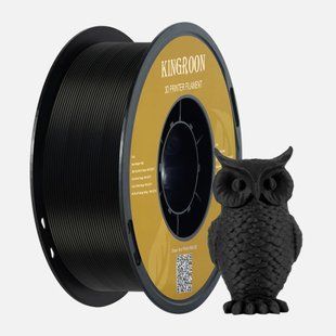 Филамент Kingroon PLA Basic пластик для 3D принтера 1 кг 1.75 мм черный