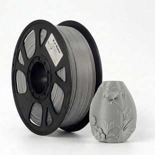 Філамент Kingroon PLA Matte пластик для 3D принтера  1 кг 1.75 мм сірий