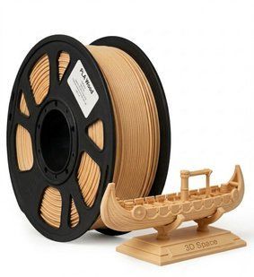 Філамент Kingroon PLA Wood пластик для 3D принтера  1 кг 1.75 мм дерево