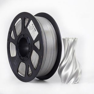 Філамент Kingroon PLA  Silk пластик для 3D принтера  1 кг 1.75 мм срібло