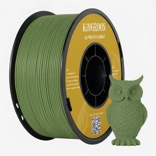 Філамент Kingroon PLA Basic пластик для 3D принтера 3 кг 1.75 мм хакі