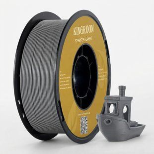 Филамент Kingroon ASA пластик для 3D принтера 1 кг 1.75 мм серый